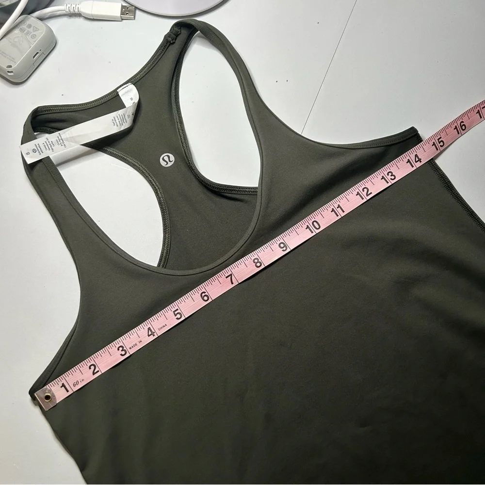 NWT Lululemon Athletica Cool Racerback Olive Green